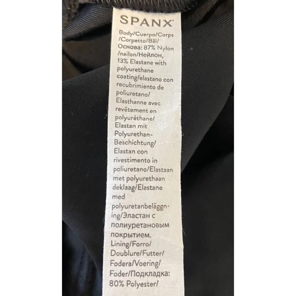 NWT Spanx Faux Leather Leggings Black Size 3X New - Picture 5 of 5